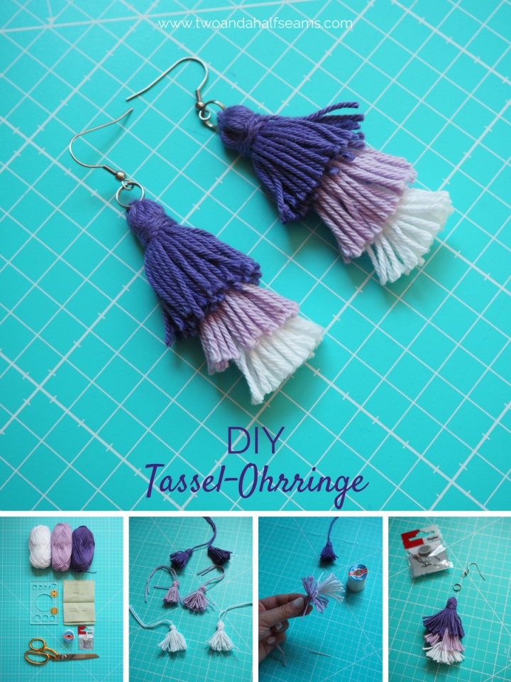 DIY Tassel-Ohrringe